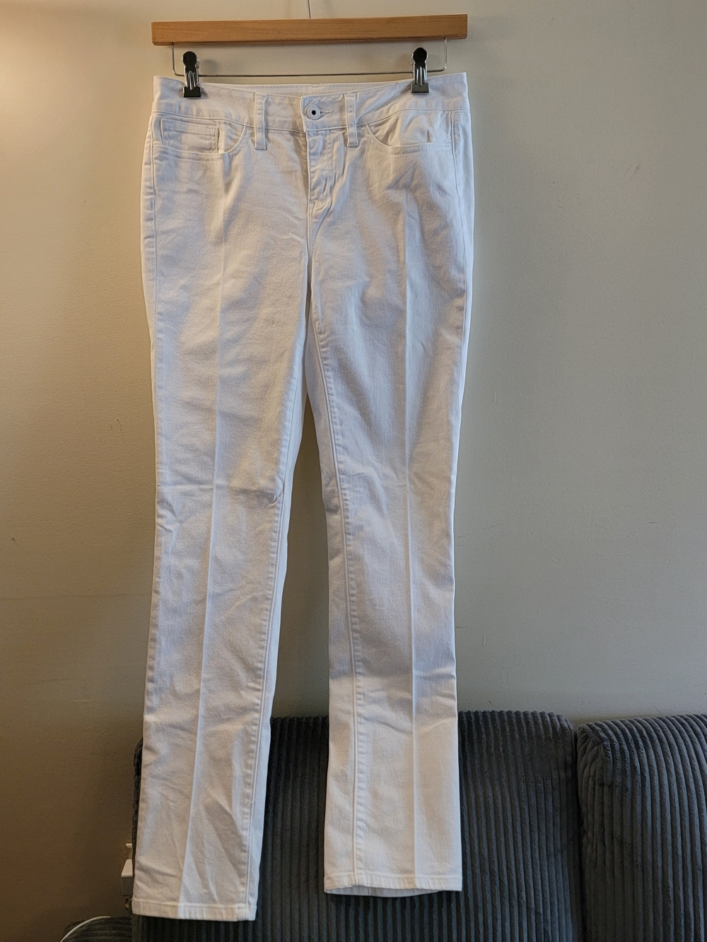Yummie by Heather Thomson White Stretch Denim Pants